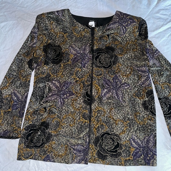 MSK Women 2 Piece Beautiful Tank and Cardigan Set ~ 1X - Picture 4 of 10